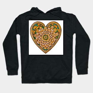 Wooden Heart In Bloom Hoodie